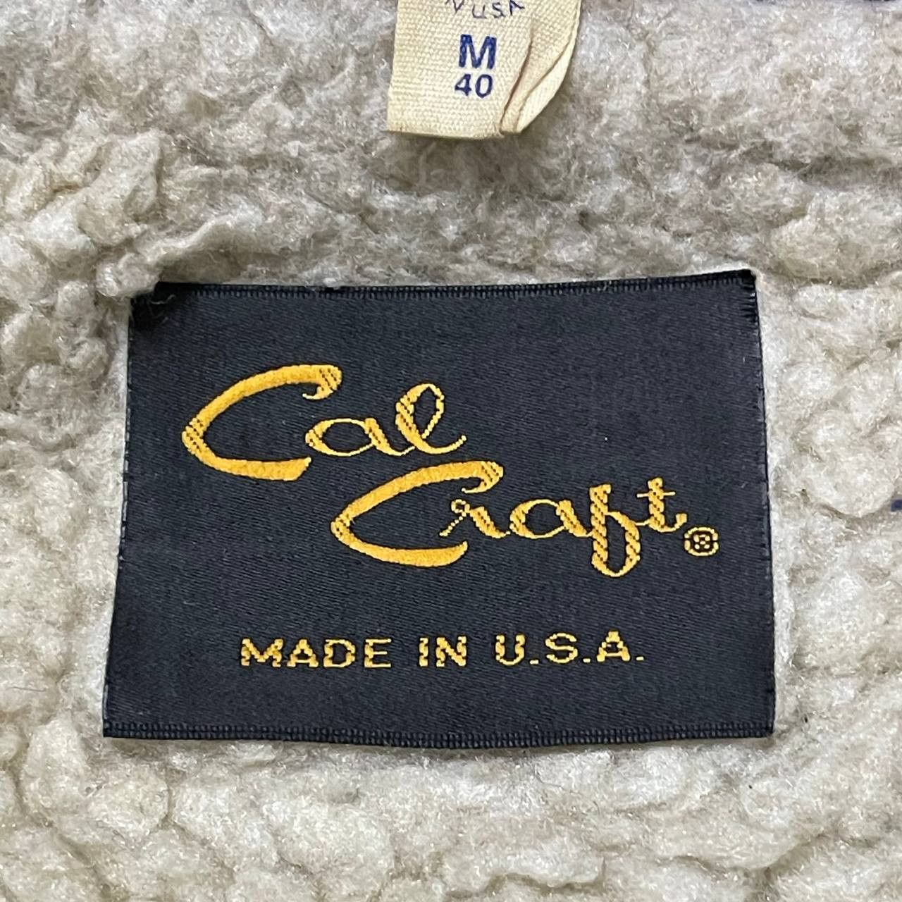 Vintage Vintage Cal Craft Plaid Coat Sherpa Jacket Size US L / EU 52-54 / 3 - 6 Thumbnail