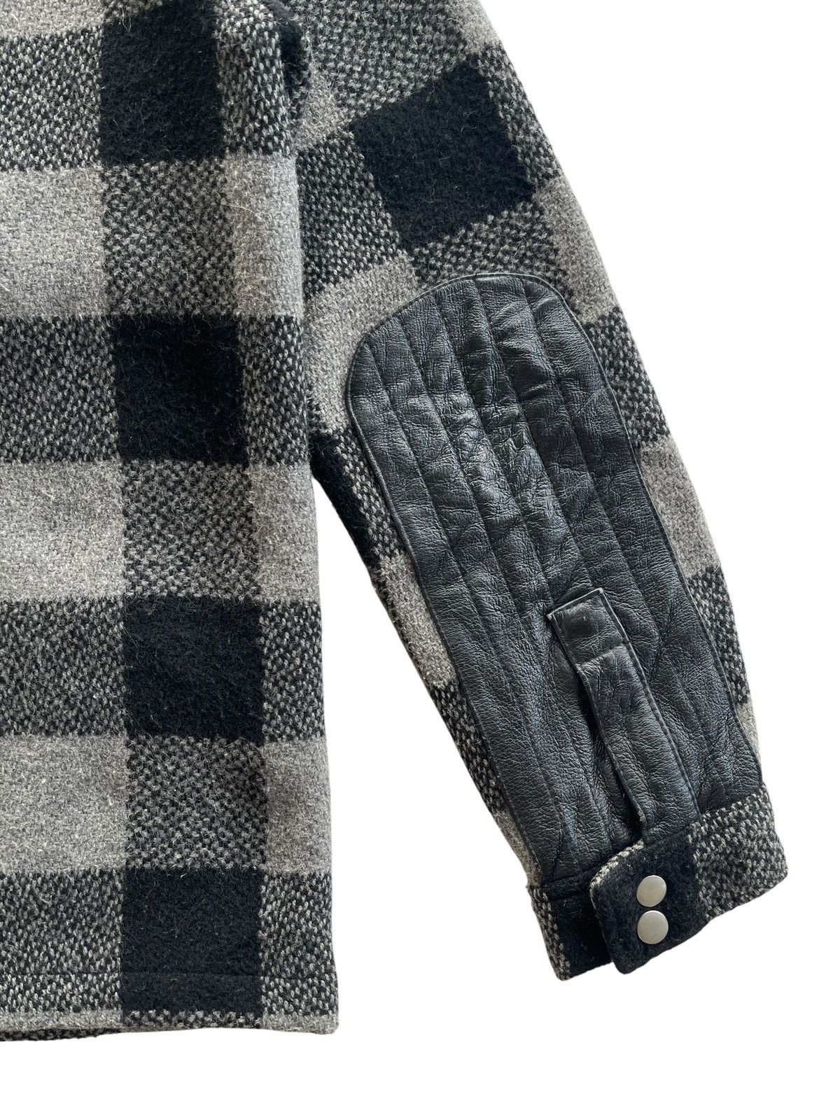 Japanese Brand Rotar Wool Blend Buffalo Plaid Jacket Size US M / EU 48-50 / 2 - 15 Thumbnail