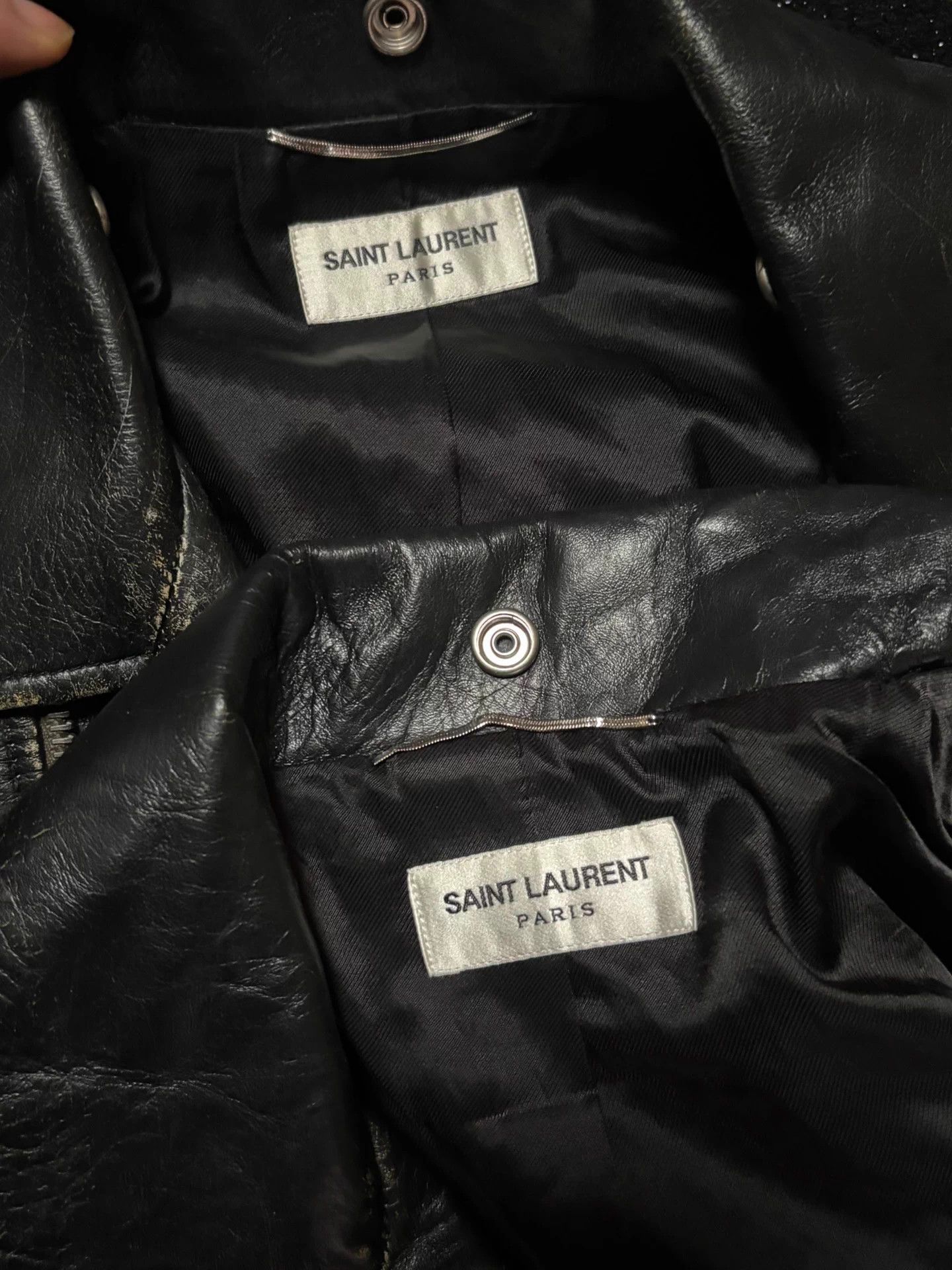 Saint Laurent Paris Saint Laurent 16FW L01 Fringe Distressed Leather Jacket Size US M / EU 48-50 / 2 - 7 Thumbnail