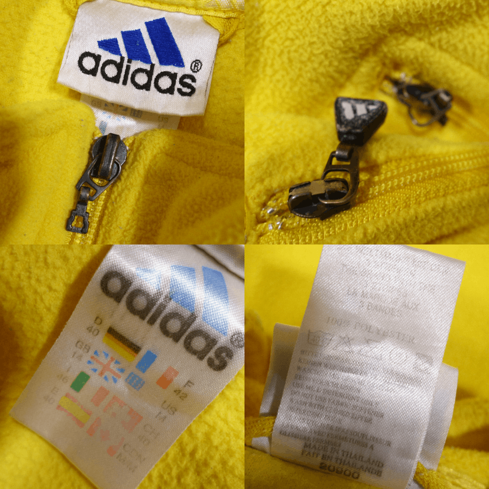 Adidas 90S 3-Stripes Fleece Jacket Size US M / EU 48-50 / 2 - 7 Thumbnail