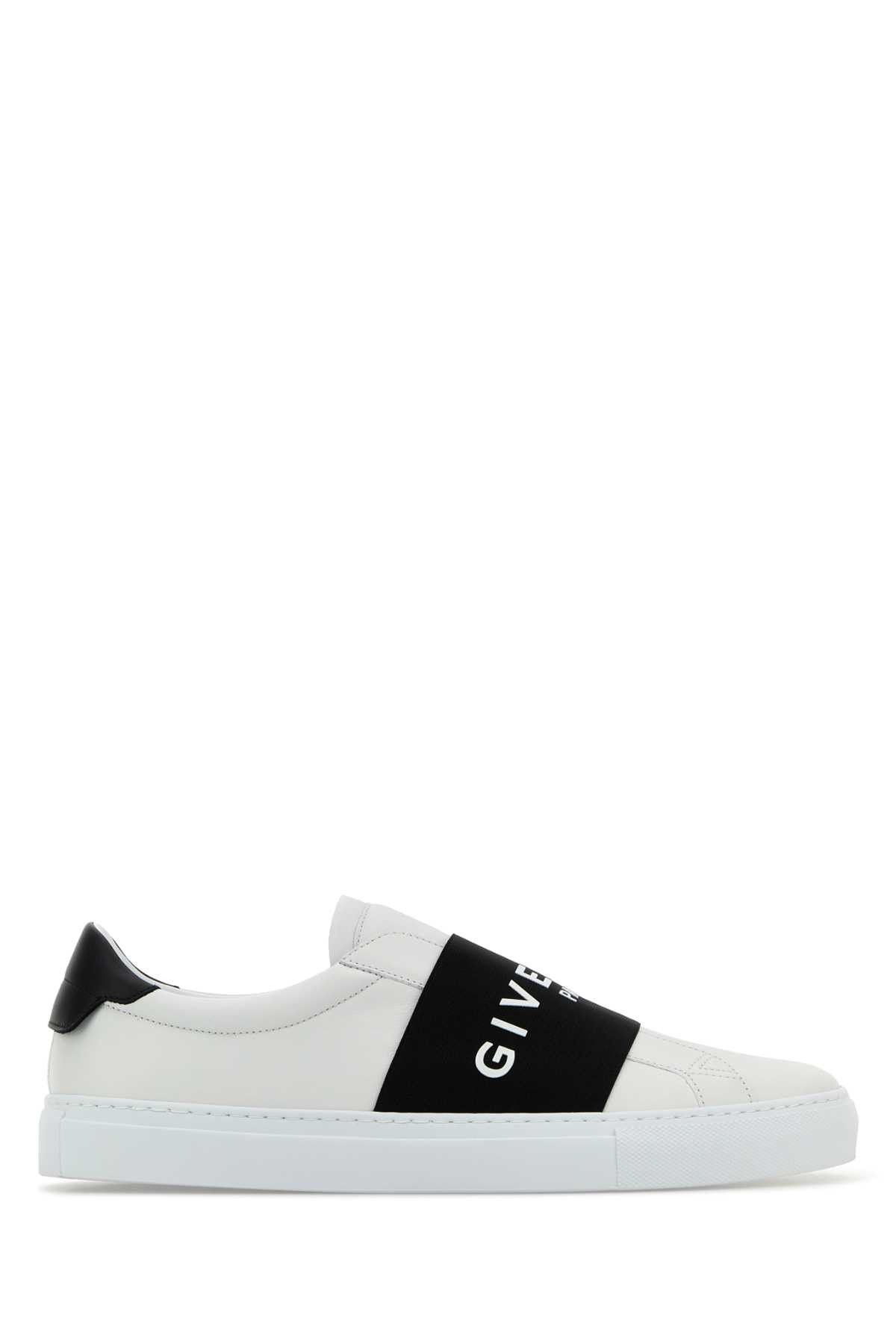 Givenchy White Leather Urban Street Slip Ons Size US 8 / EU 41 - 1 Thumbnail