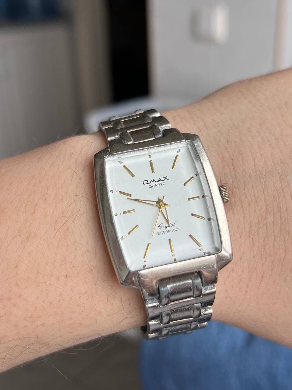 Japanese Brand × Vintage Vintage Japanese style 90s Omax Japan Watch Futuristic Steel Size ONE SIZE - 1 Thumbnail