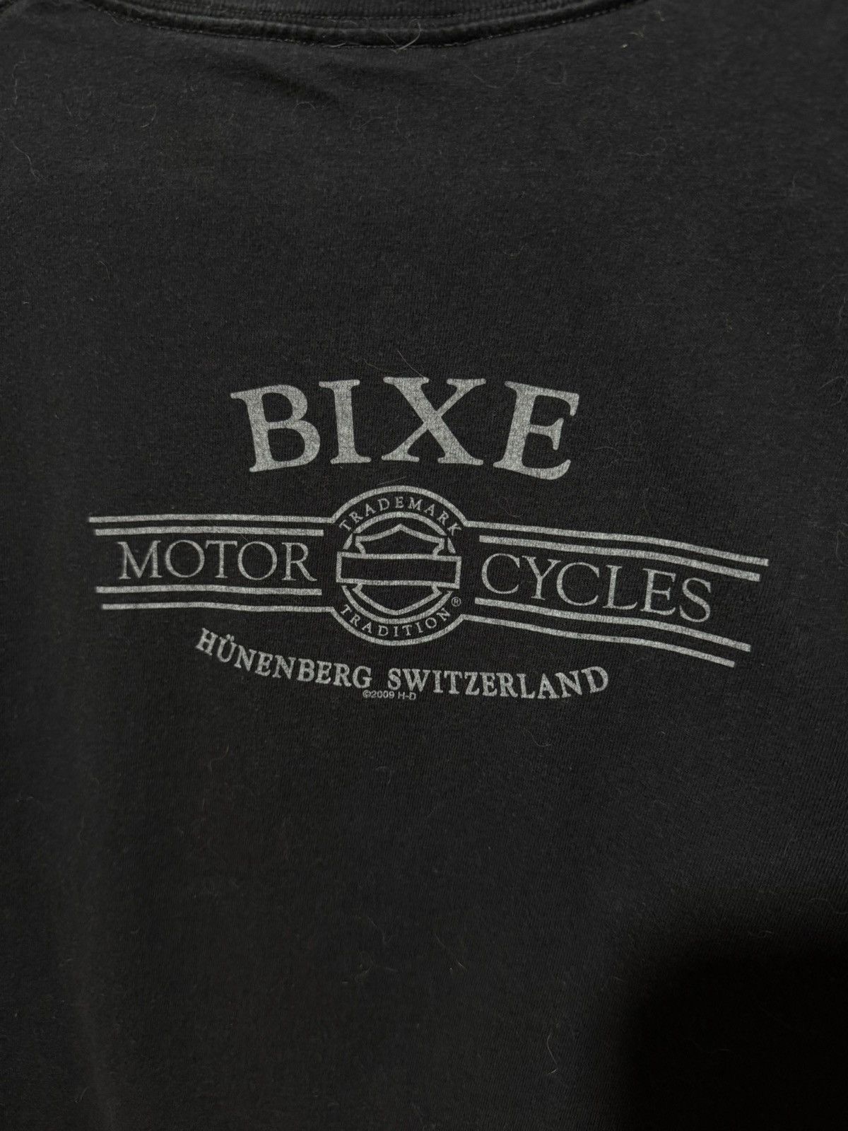 Vintage Vintage 2009 Harley Davidson Motorcycles Switzerland T-Shirt Size US L / EU 52-54 / 3 - 6 Thumbnail