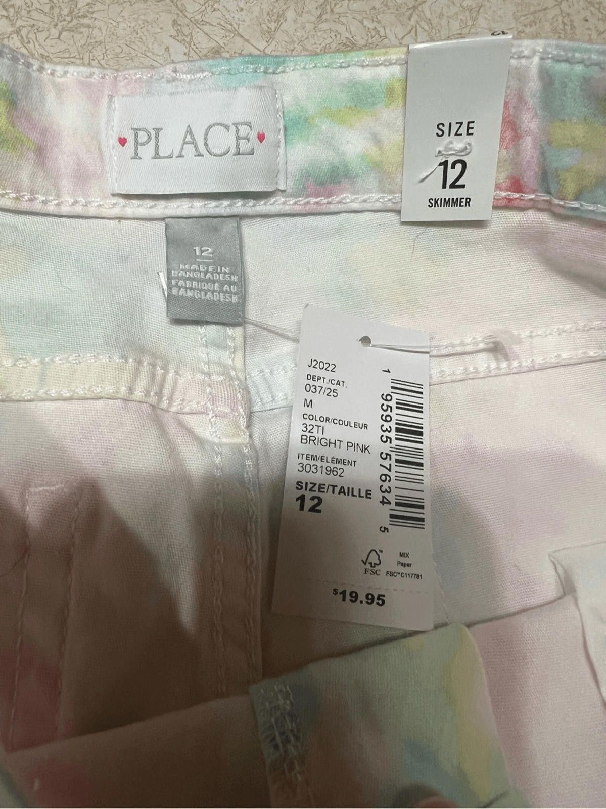 Palace Place Girls Skimmer Shorts (2) Sz 12 NWT Size 24" / US 00 / IT 34 - 5 Thumbnail