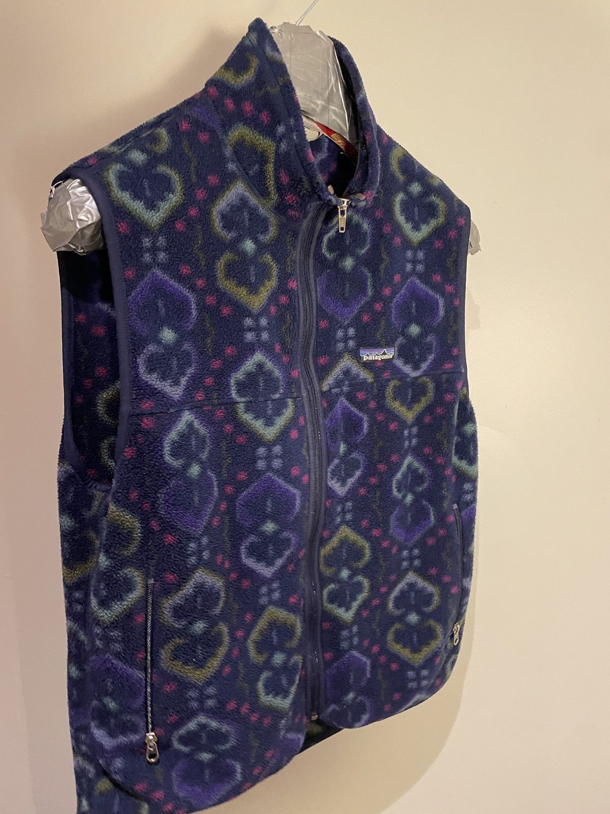 Patagonia Patagonia Purple Pattern Fleece Vest Size US M / EU 48-50 / 2 - 4 Thumbnail