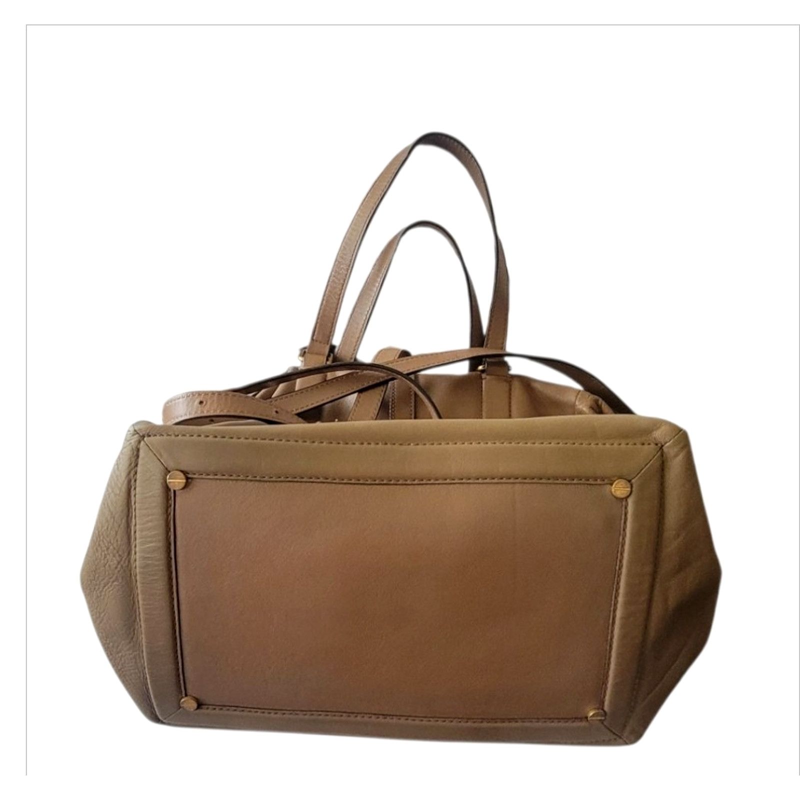 Marc by Marc Jacobs Marc By Marc Jacobs Hand & Shoulder Large Bag Brown Leather Size ONE SIZE - 4 Thumbnail