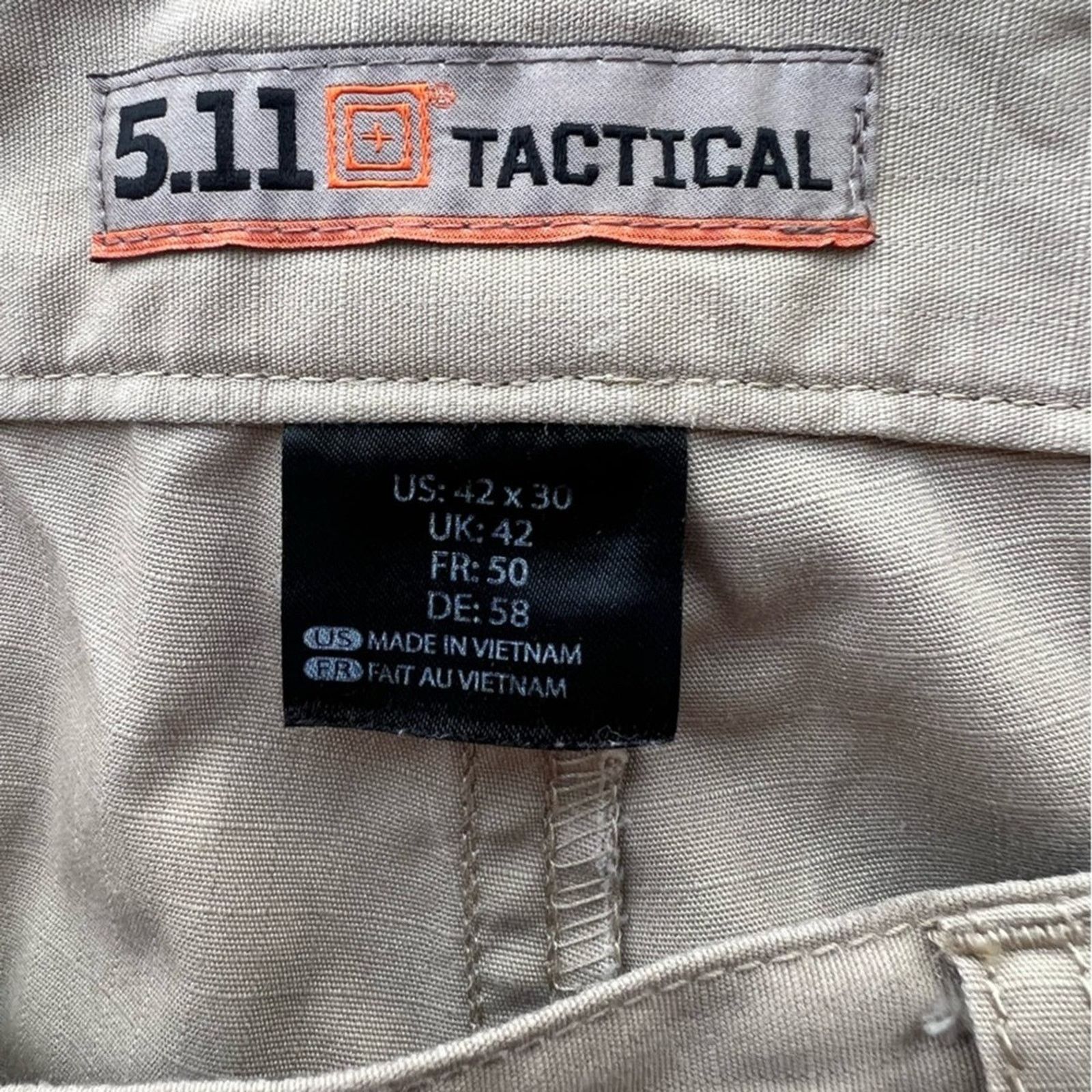 5.11 5.11 Tactical Taclite Pro Ripstop Pant Pockets Khaki 42X30 Size US 42 / EU 58 - 10 Thumbnail