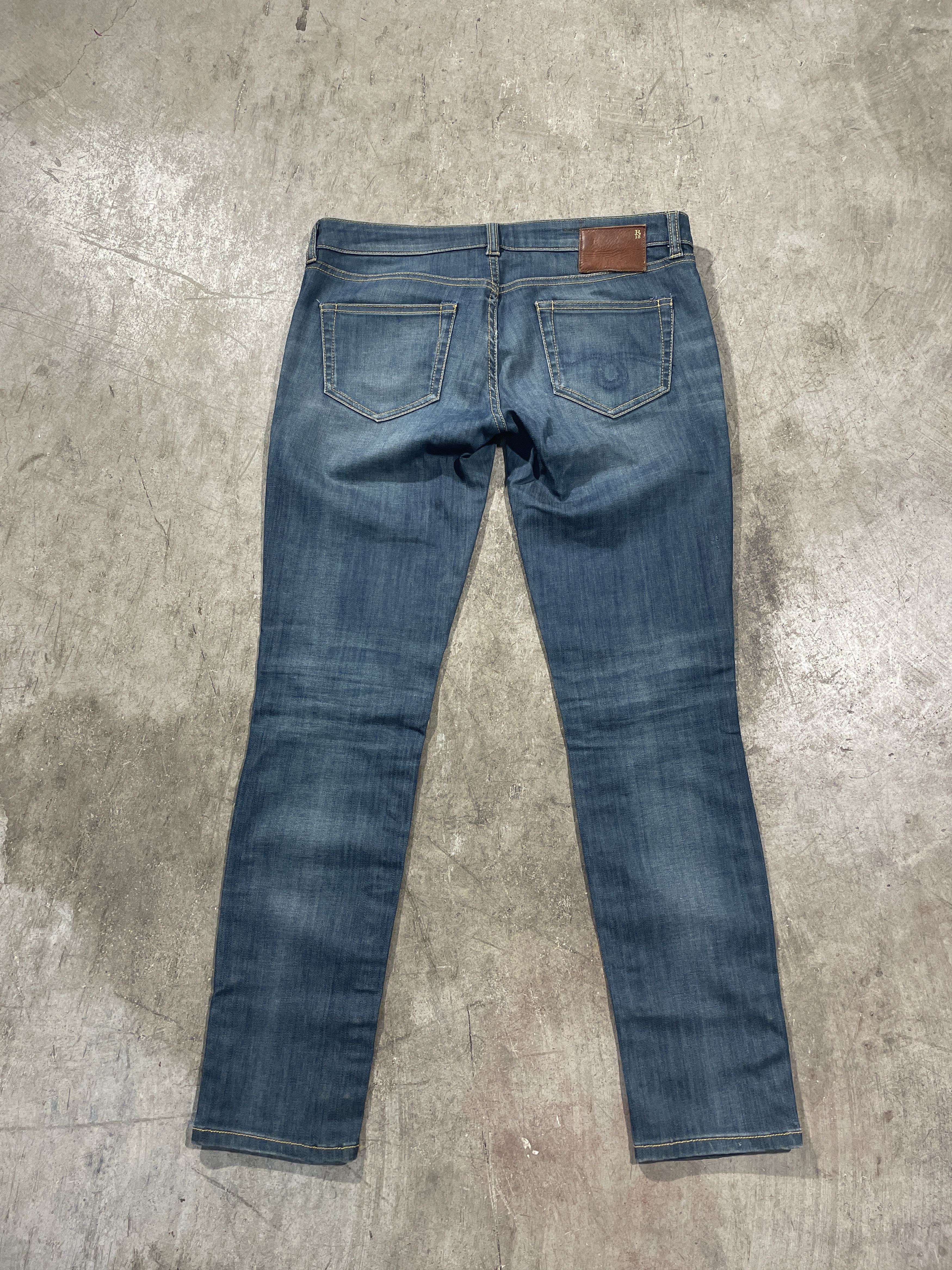Designer × R13 R13 Low Skinny Jeans Size 27" / US 4 / IT 40 - 2 Thumbnail