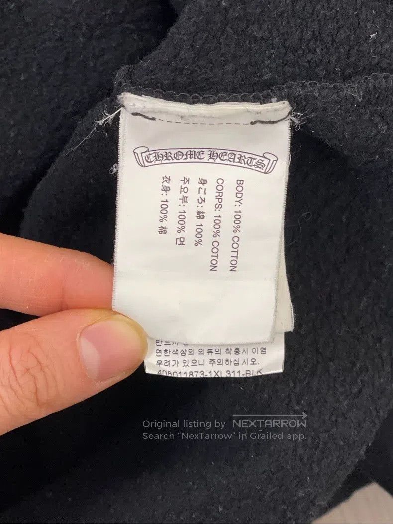 Chrome Hearts CHROME HEARTS Size XL Black scroll phantom cross silver but Size US XL / EU 56 / 4 - 6 Thumbnail