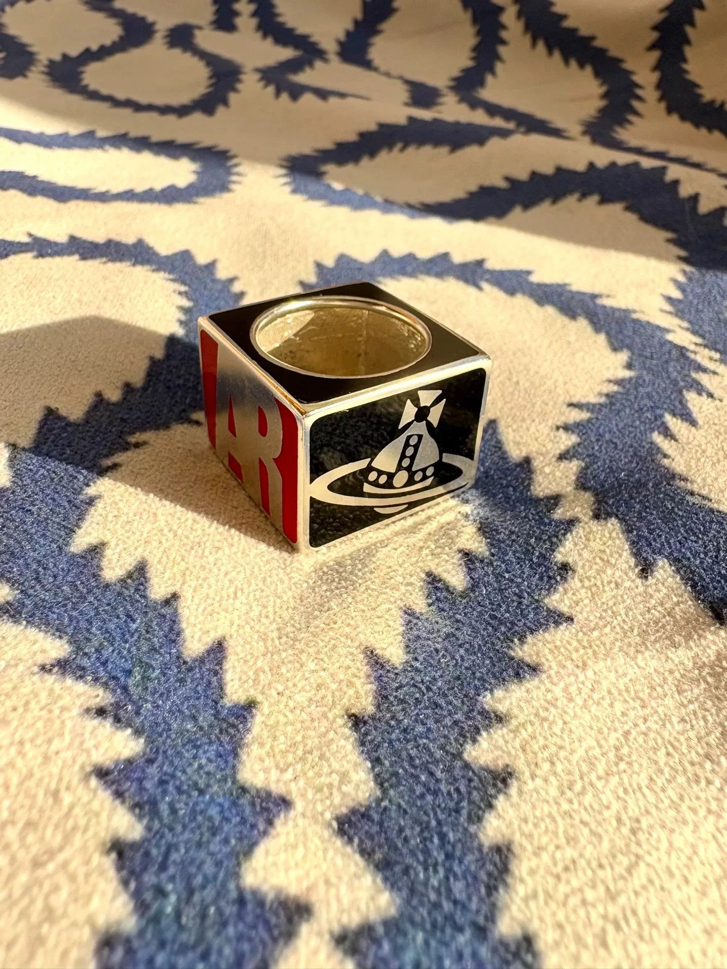 Vivienne Westwood vivienne westwood colorful square ring Size ONE SIZE - 1 Thumbnail