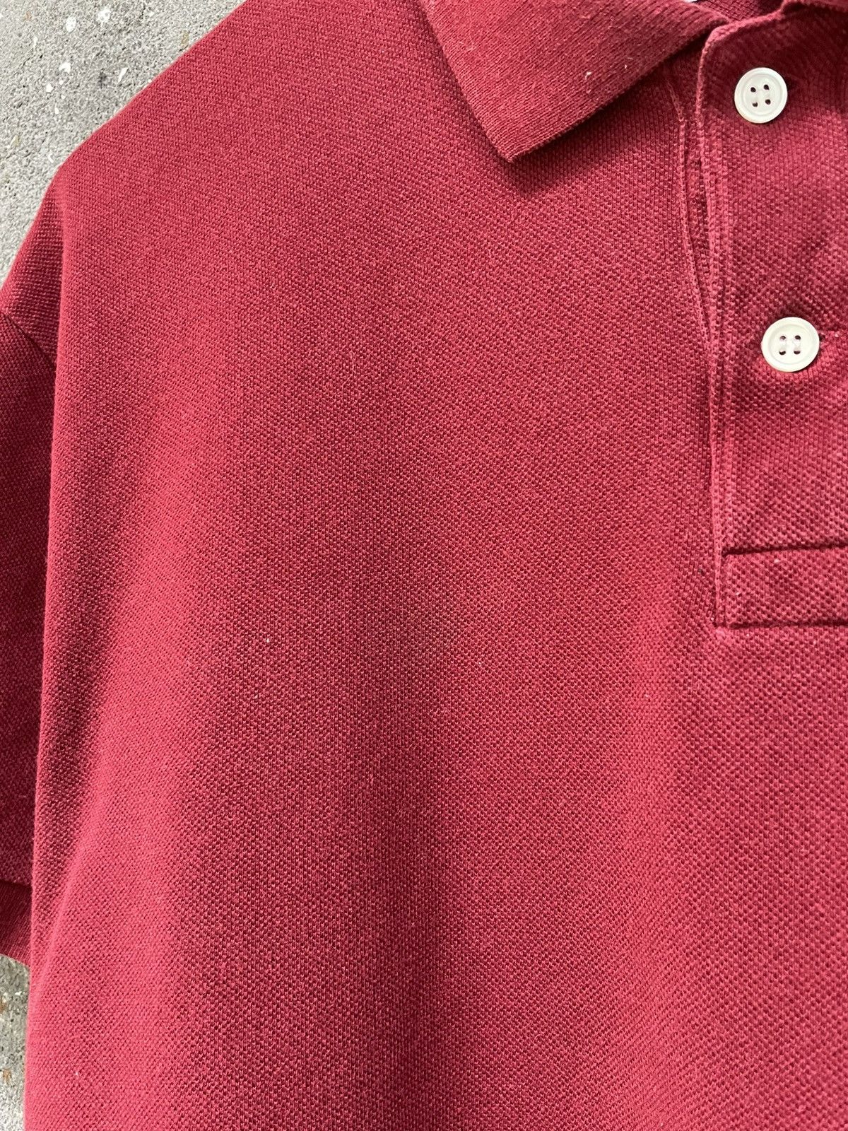 Comme des Garcons PLAY Play Comme Des Garçons Polo T-Shirt Red Size US XL / EU 56 / 4 - 8 Thumbnail