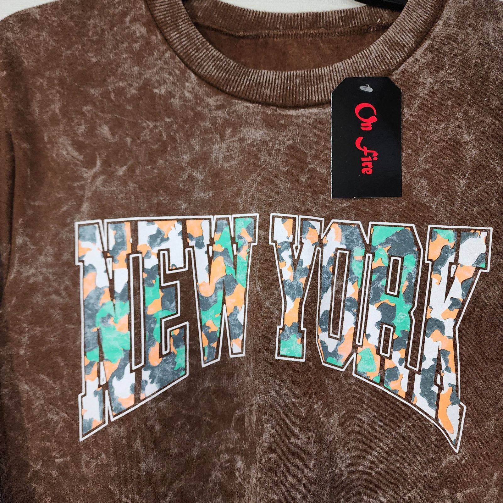 Other New York women's medium 100% cotton sweatshirt NWT on fire Size M / US 6-8 / IT 42-44 - 4 Thumbnail