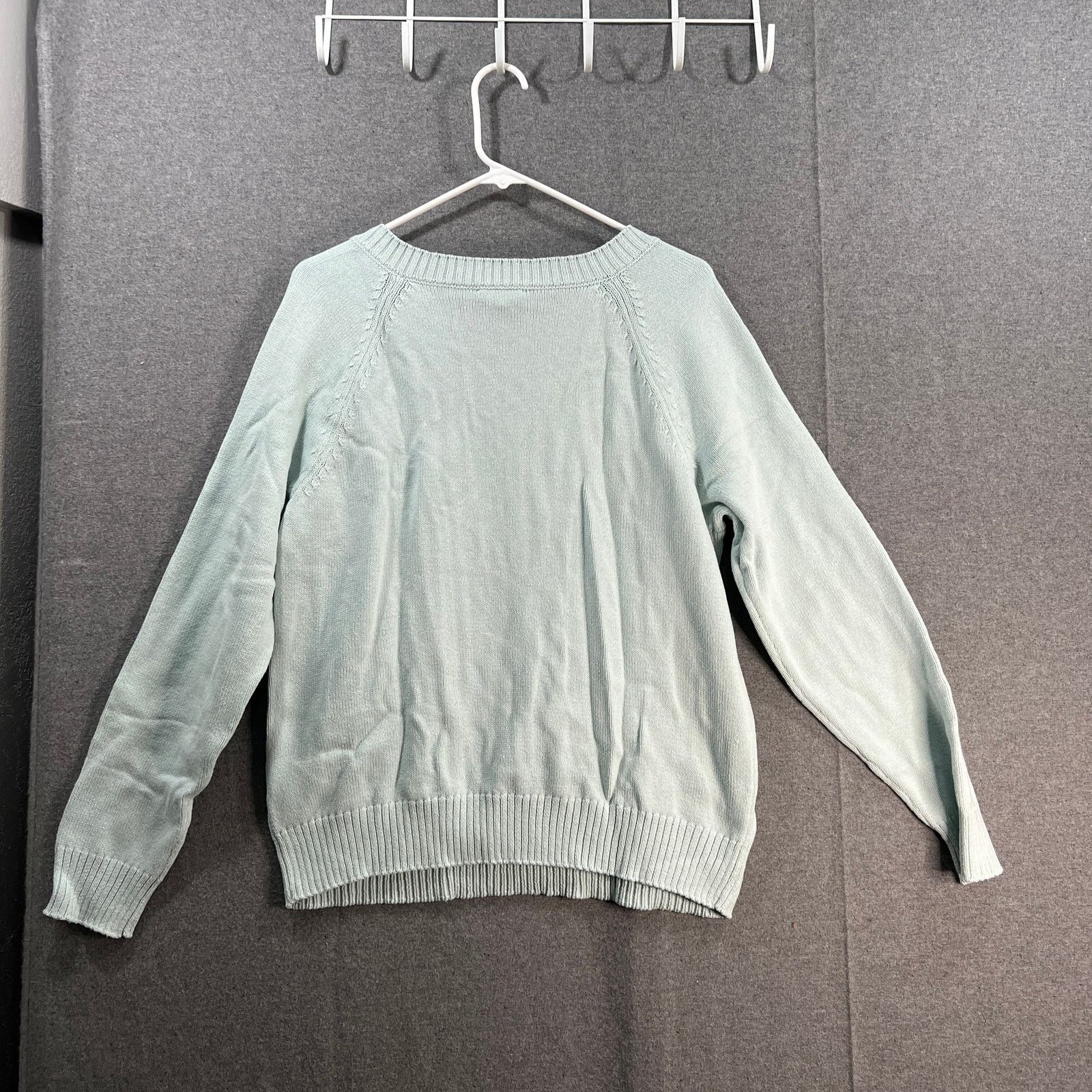 Other Candace Cameron Bure Cable Knit V-Neck Sweater Size M / US 6-8 / IT 42-44 - 2 Thumbnail