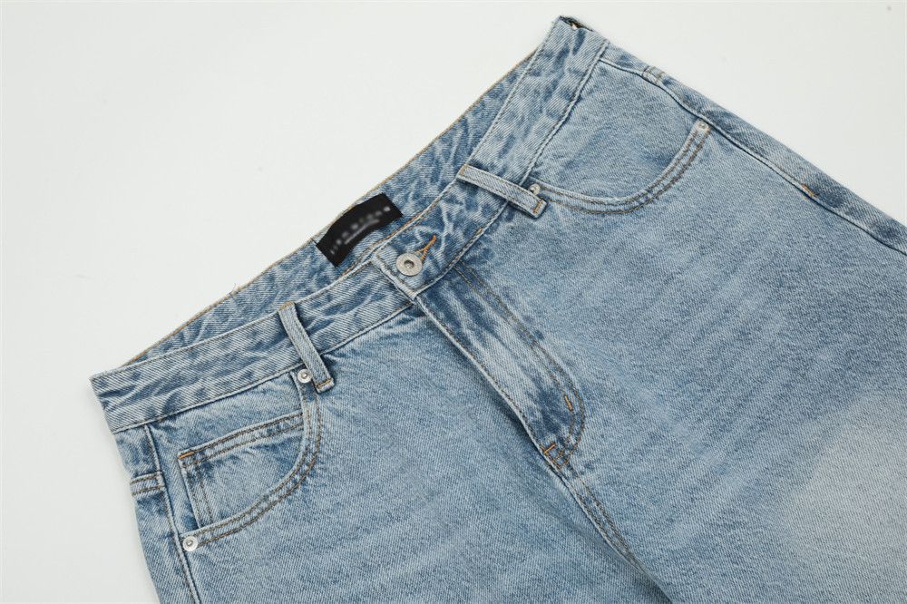 Jean Men's casual loose retro all-match washed jeans Size US 34 / EU 50 - 3 Thumbnail