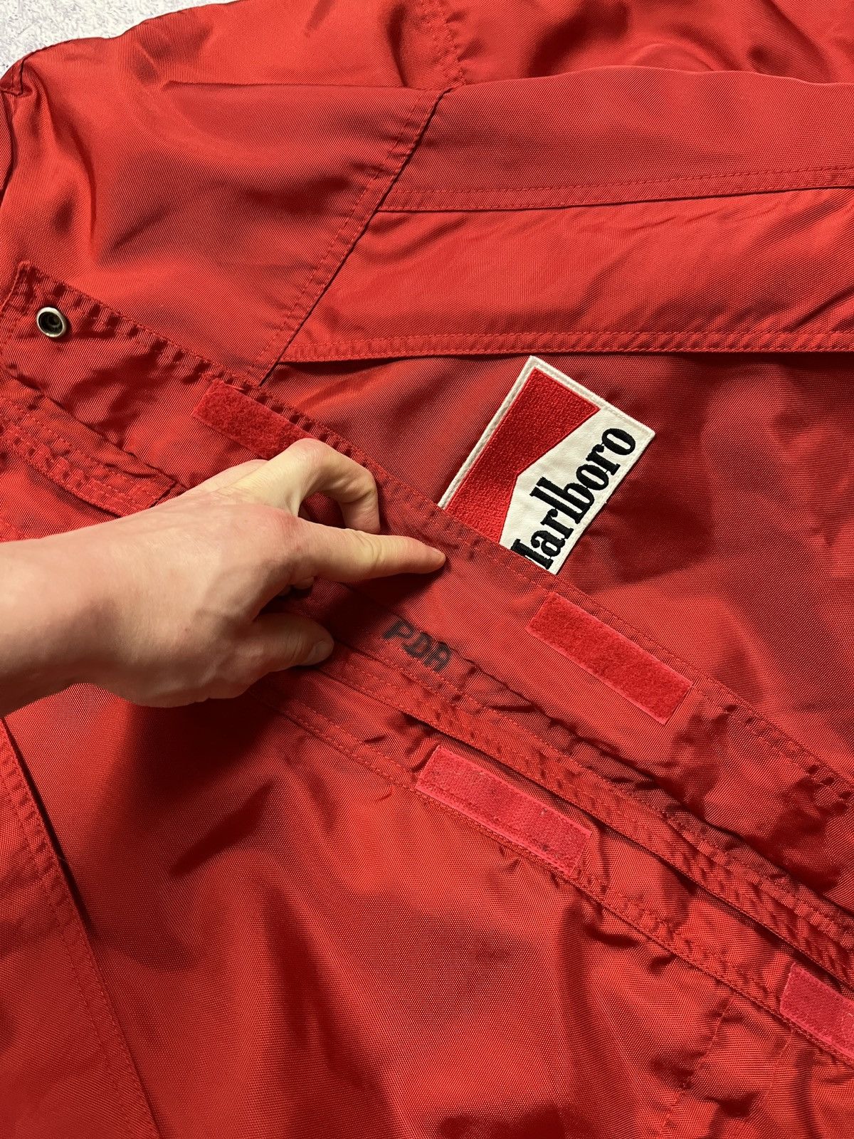 Marlboro × Vintage Vintage 90s Racing Marlboro Cigarettes Parka Warm Jacket Size US XL / EU 56 / 4 - 12 Thumbnail