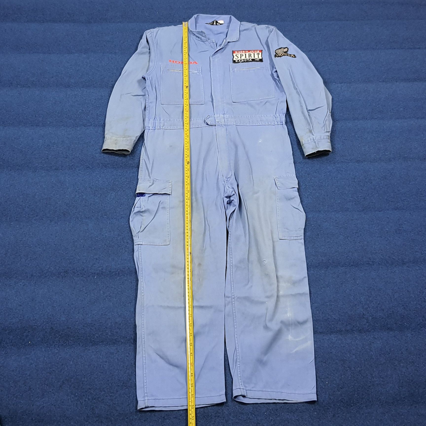 Japanese Brand Vintage 80s Honda Mechanic Jumpsuit Retro Motorsport C288N11 Size US S / EU 44-46 / 1 - 3 Thumbnail