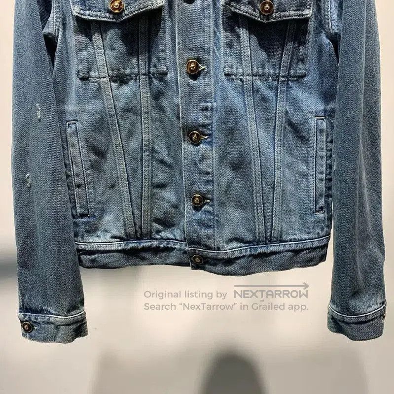 Burberry Blue Denim Men's Jacket.