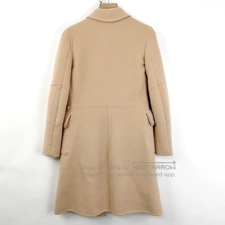 Valentino Valentino Pink wicker studs decorate the woolen coat Size M / US 6-8 / IT 42-44 - 2 Thumbnail