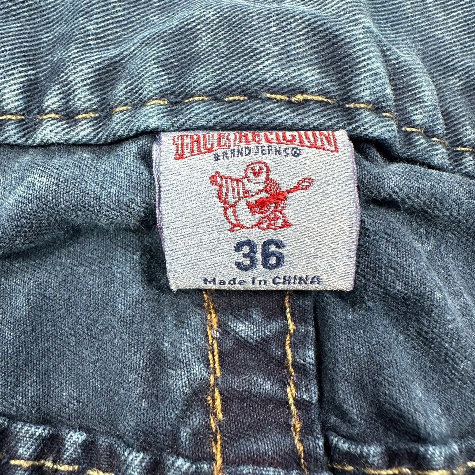 True Religion True Religion Straight Jeans Mens 36 Acid Wash Denim Tie Dye Size US 36 / EU 52 - 7 Thumbnail
