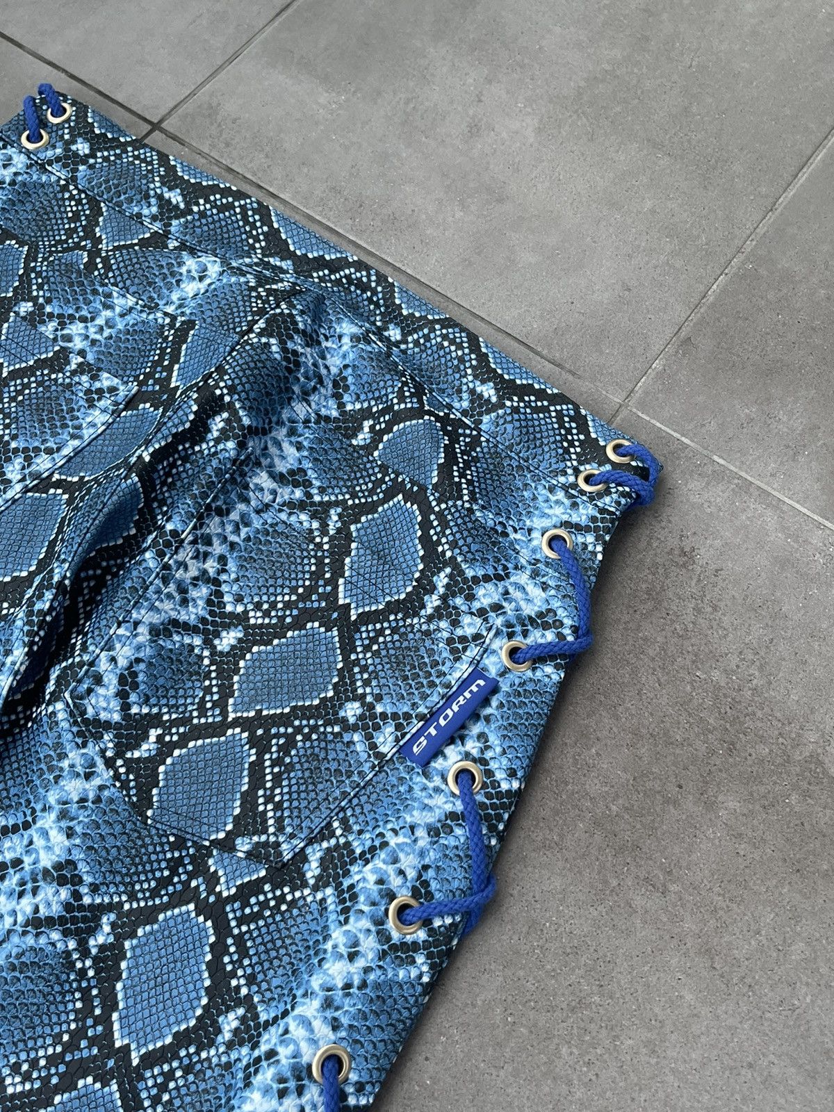 Other !DS! SS23 Nikolaj Storm Angelo Snake Skin Pattern Pants Size US 30 / EU 46 - 19 Thumbnail