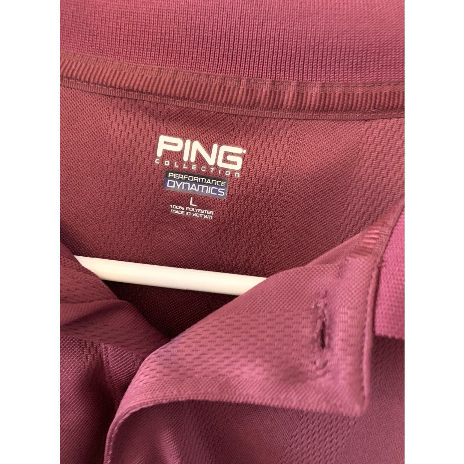 Vintage VINTAGE Ping PING Collection Performance Dynamics VILOET PURPLE Men’s L Polo Shirt Polo Short Sleeve Embroidered Golf 90s? Size US L / EU 52-54 / 3 - 2 Thumbnail