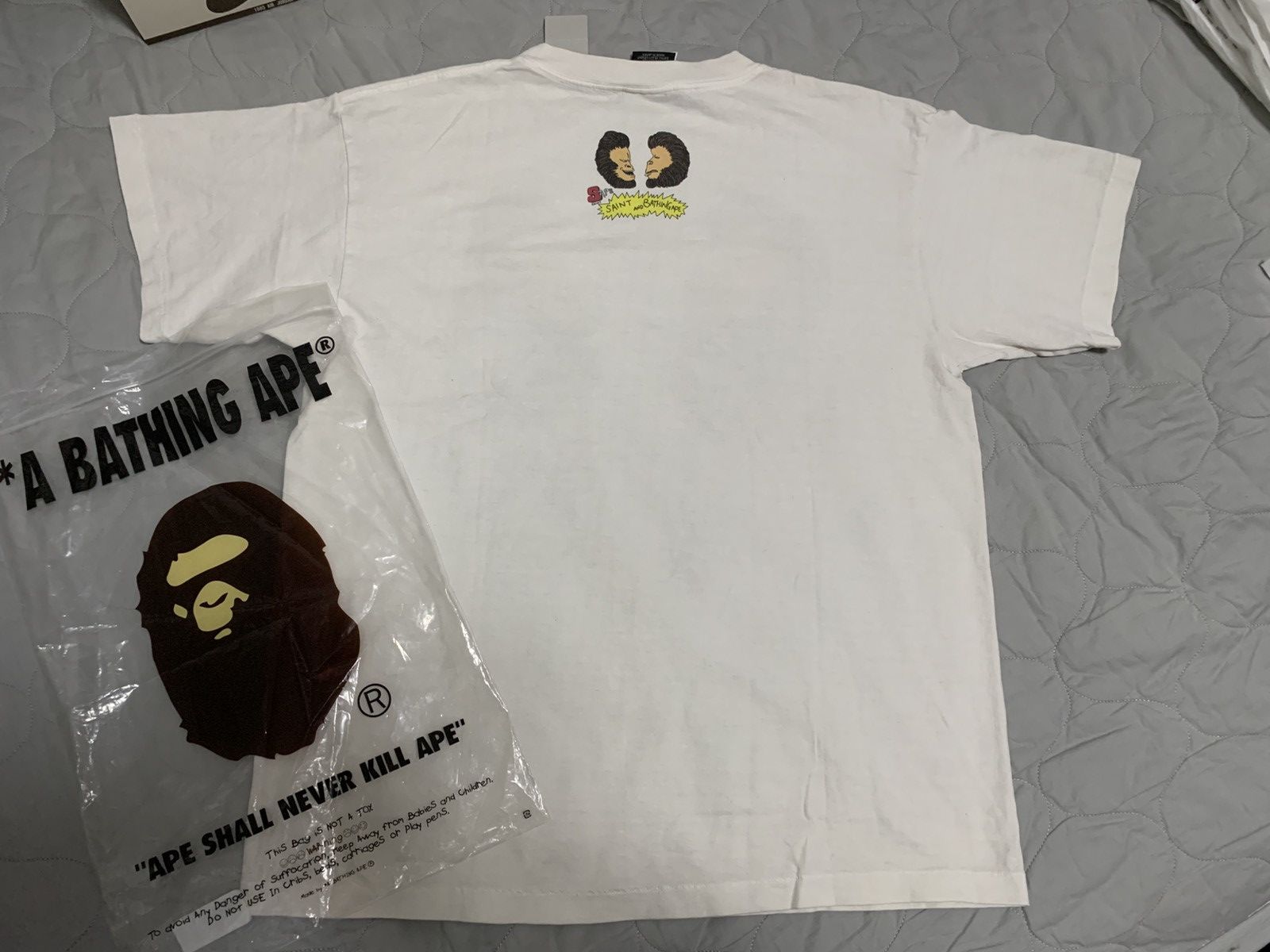 Bape × Saint Michael Bape x Saint Michael Beavis & Butthead Tee Size US L / EU 52-54 / 3 - 8 Thumbnail