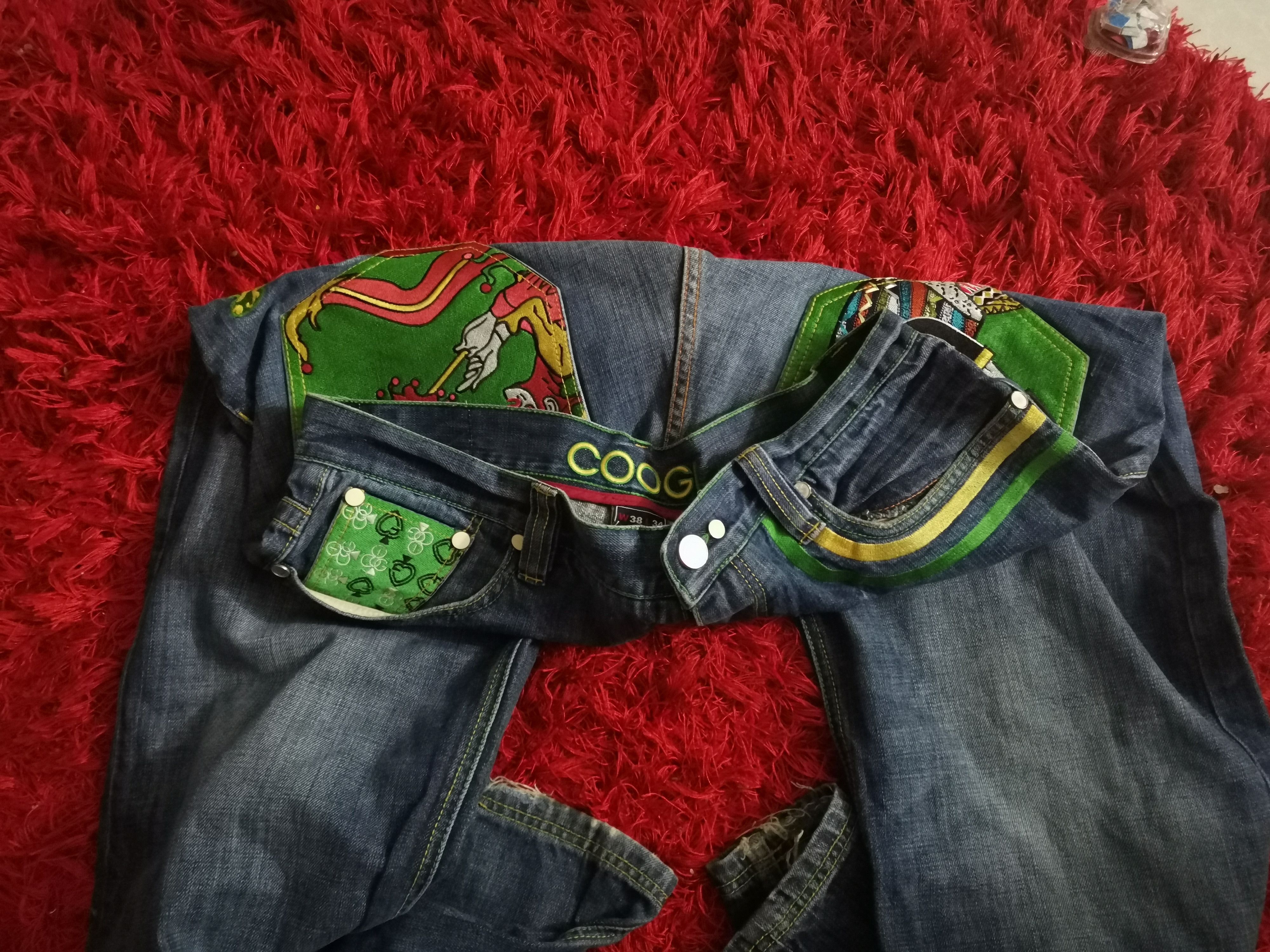 Coogi Coogi Y2k Coogi Jester Skater Cyber Grunge Baggy Jeans Size US 38 / EU 54 - 5 Thumbnail