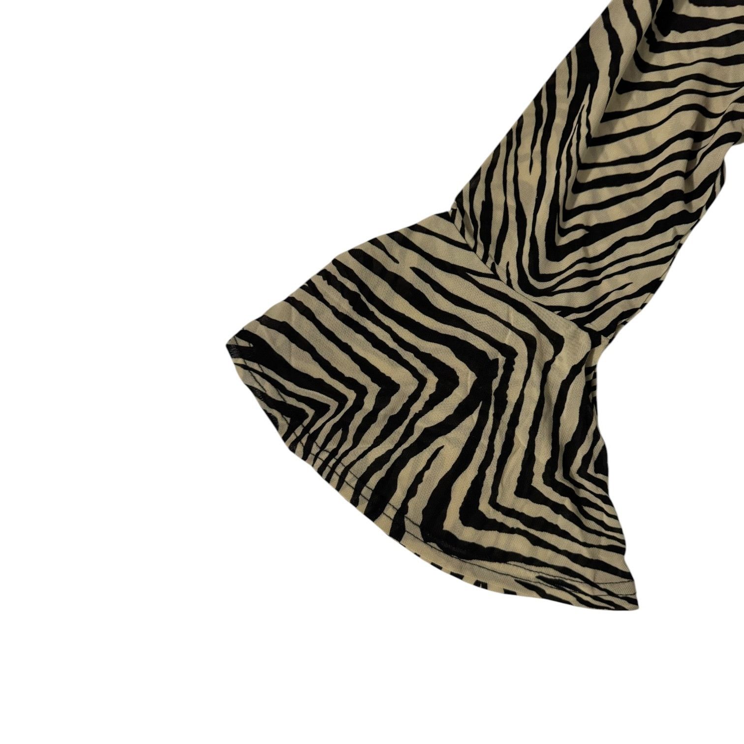 Other Ember Women’s Black & Tan Zebra Stripe Long Sleeve Top Small Size S / US 4 / IT 40 - 4 Thumbnail