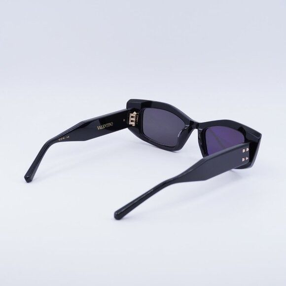 Valentino Valentino V-QUATTRO VLS-109A Sunglasses Shiny Black Size ONE SIZE - 10 Thumbnail