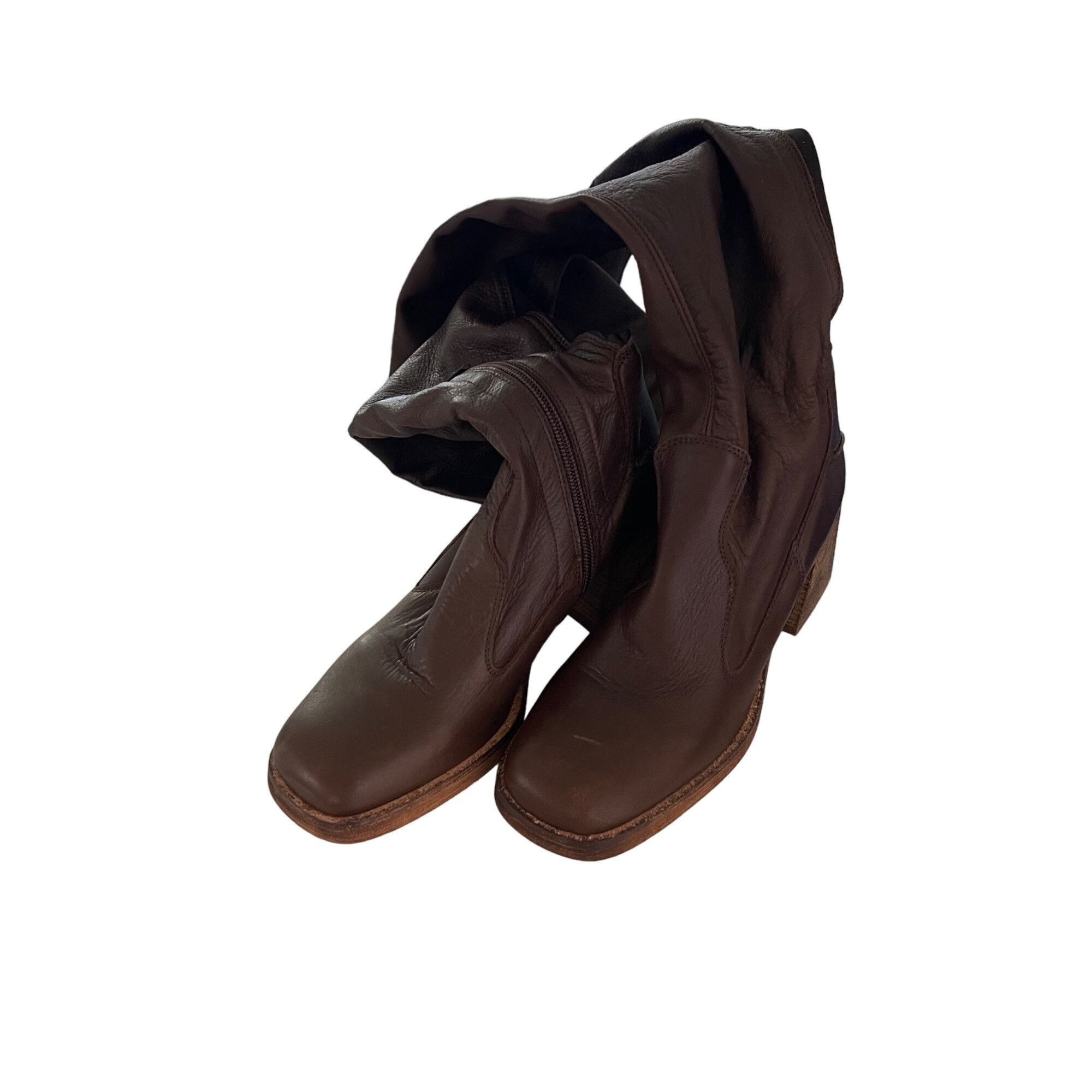 Free People Free People Womens Boots Size 37 Brown Brianna Size US 7 / IT 37 - 4 Thumbnail