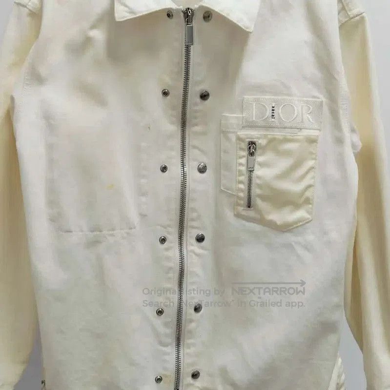 Dior Dior Cotton Cream Overshirt for Men . Size US XL / EU 56 / 4 - 5 Thumbnail
