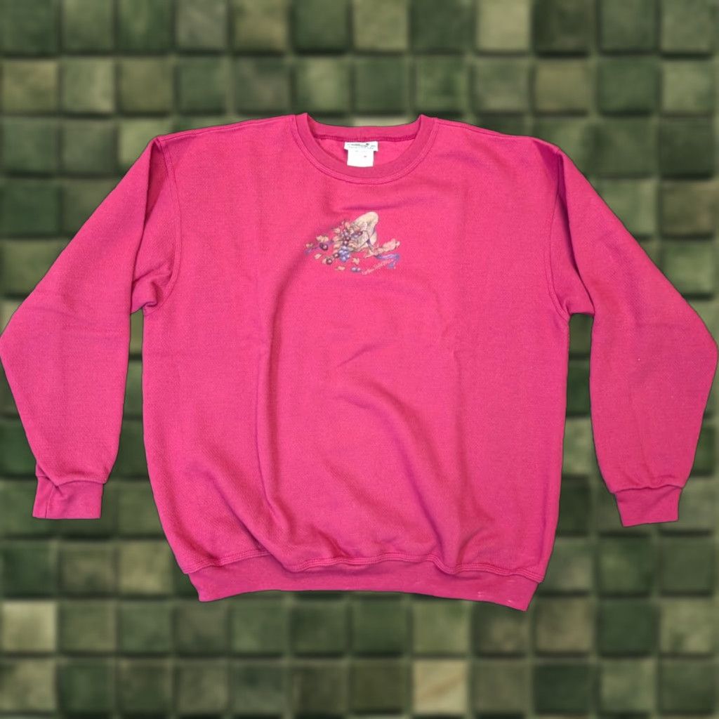 Northern Reflections VINTAGE Northern Reflections XL Red Womens Leaves Berries Pullover Sweatshirt Size XL / US 12-14 / IT 48-50 - 1 Thumbnail