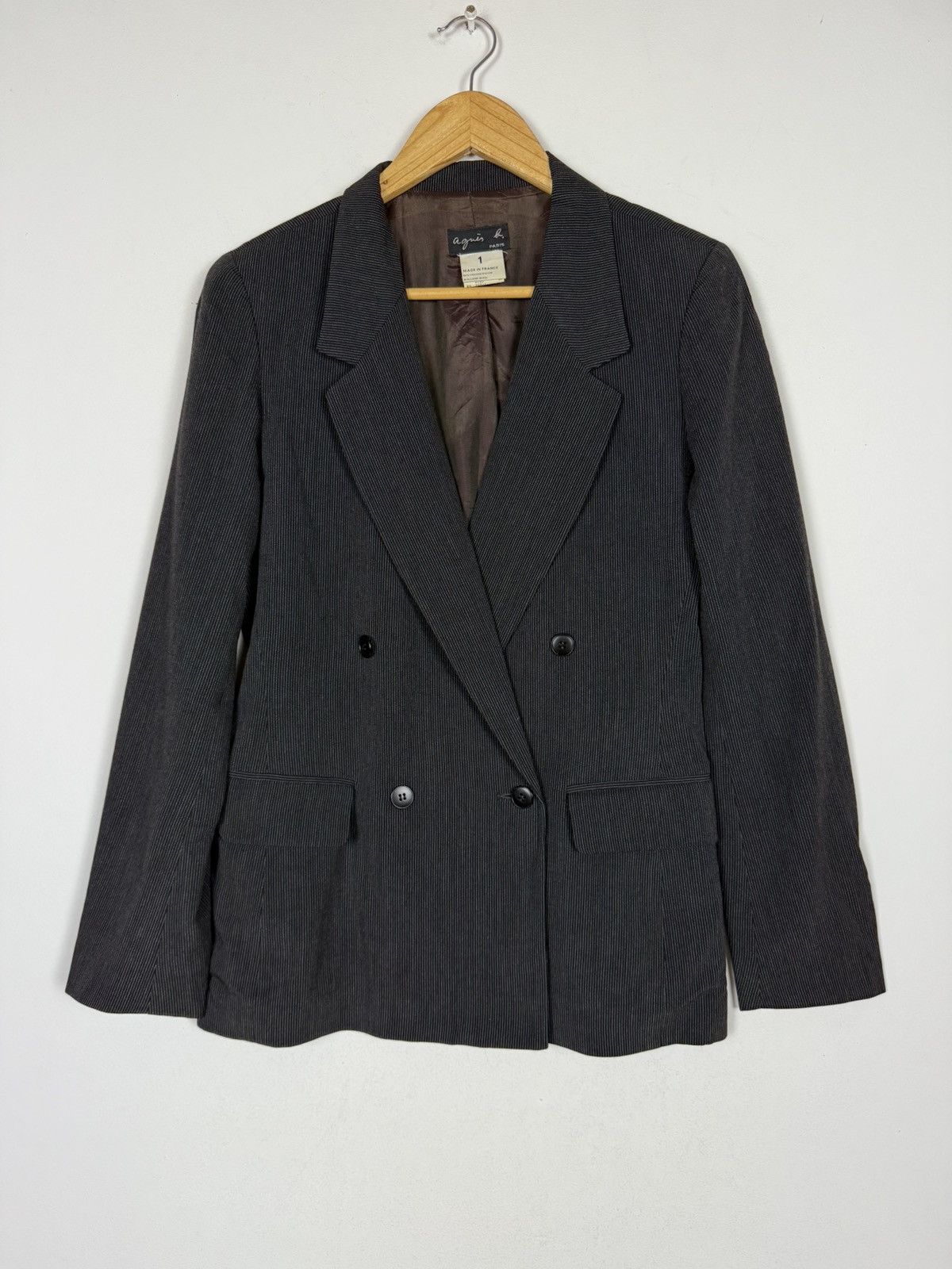 agnes b. Agnes b Double Breasted Blazer/Coat Size 36S - 1 Thumbnail