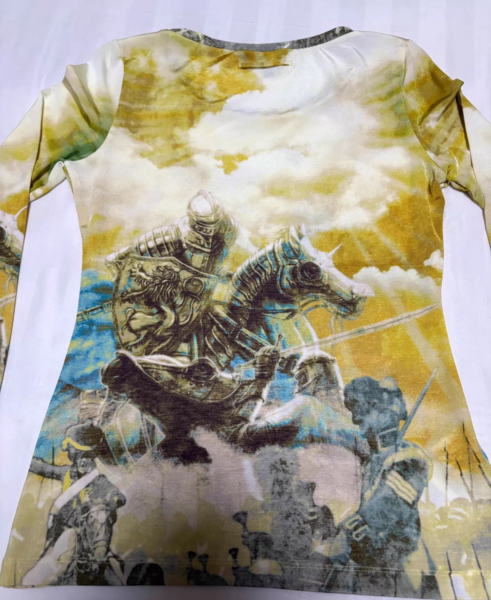 Jean Paul Gaultier Jean Paul Gaultier vintage knight tattoo print top 40 Size S / US 4 / IT 40 - 9 Thumbnail