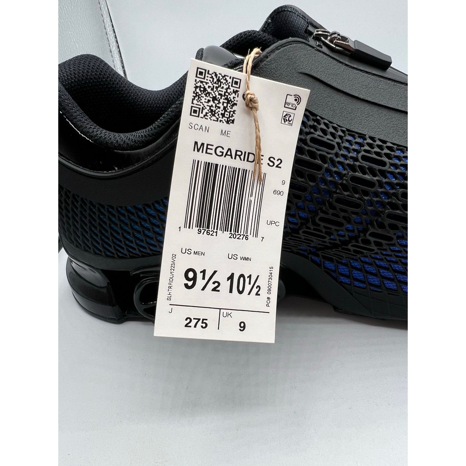 Adidas Adidas Megaride S2 “Black Hi-Res Blue Purple” size 9.5 mens Size US 9.5 / EU 42-43 - 8 Thumbnail