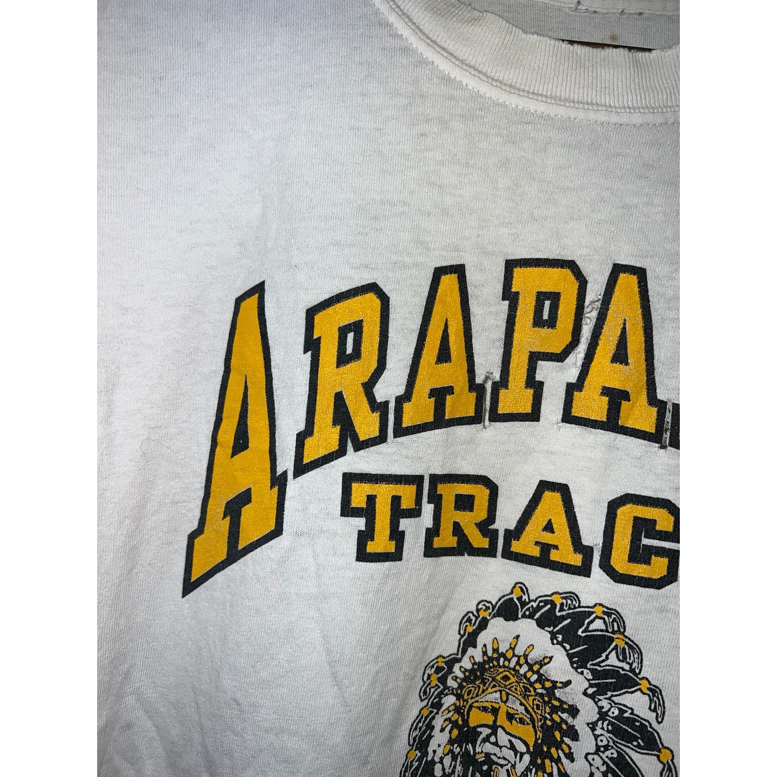 Vintage Vintage Native American Long Sleeve Shirt Arapahoe Worn Tee Size US L / EU 52-54 / 3 - 3 Thumbnail