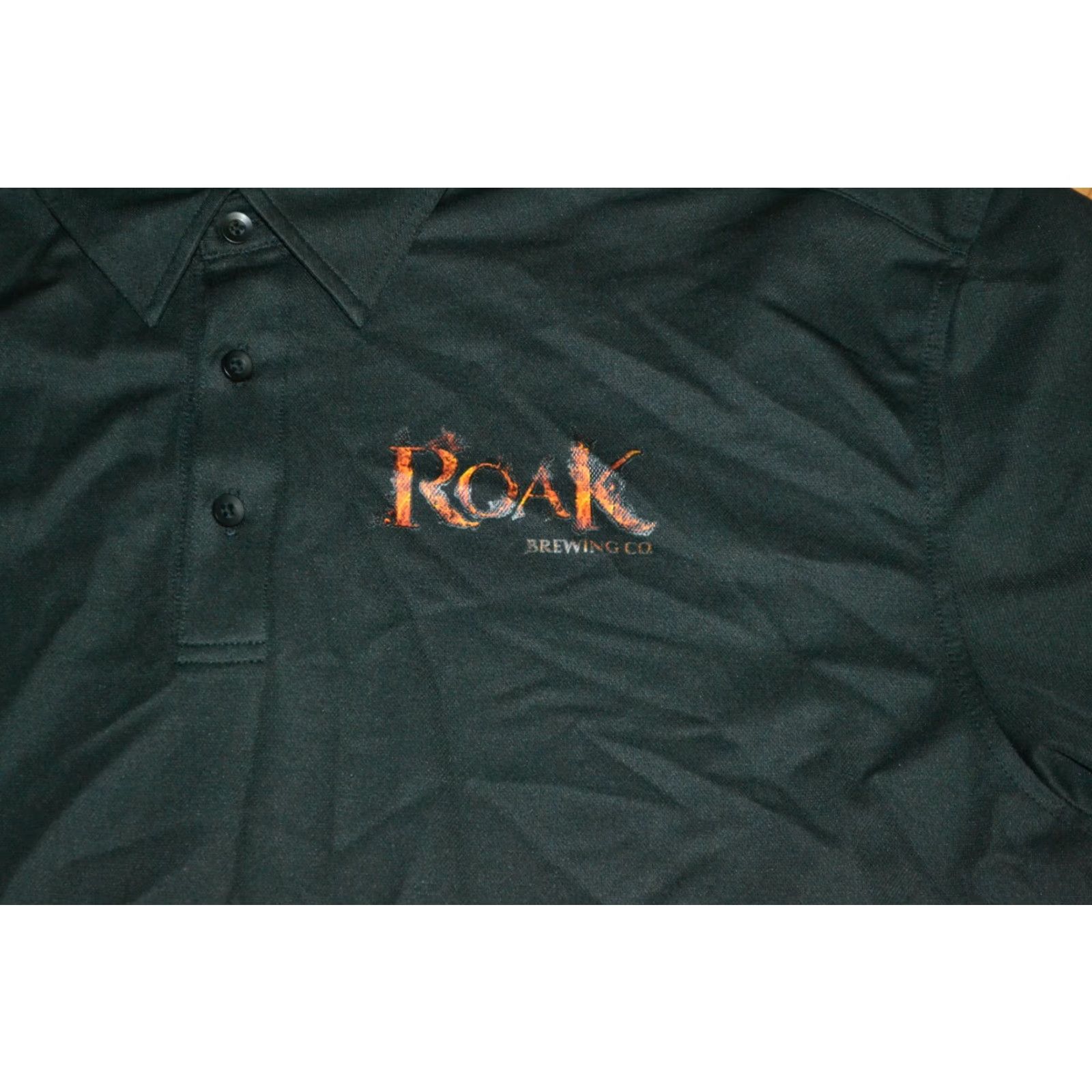 Port Authority Port Authority Roak Brewing Co Polo Shirt XL Black Golf Polo Mens Size US XL / EU 56 / 4 - 2 Thumbnail