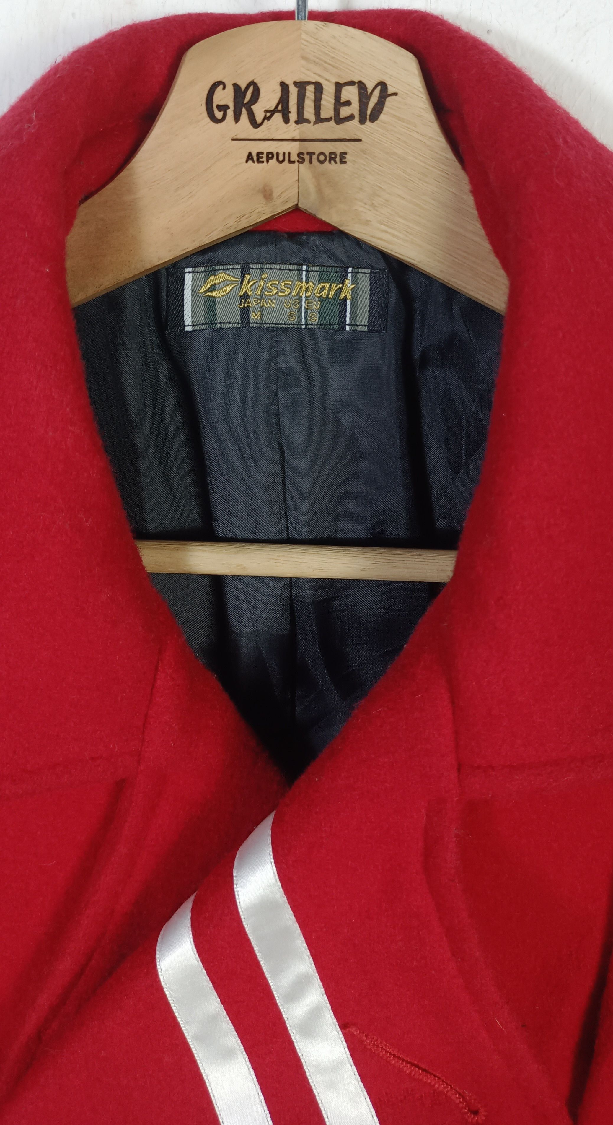 🇯🇵Biker Jacket Wool Double Breast Kiismark Japan