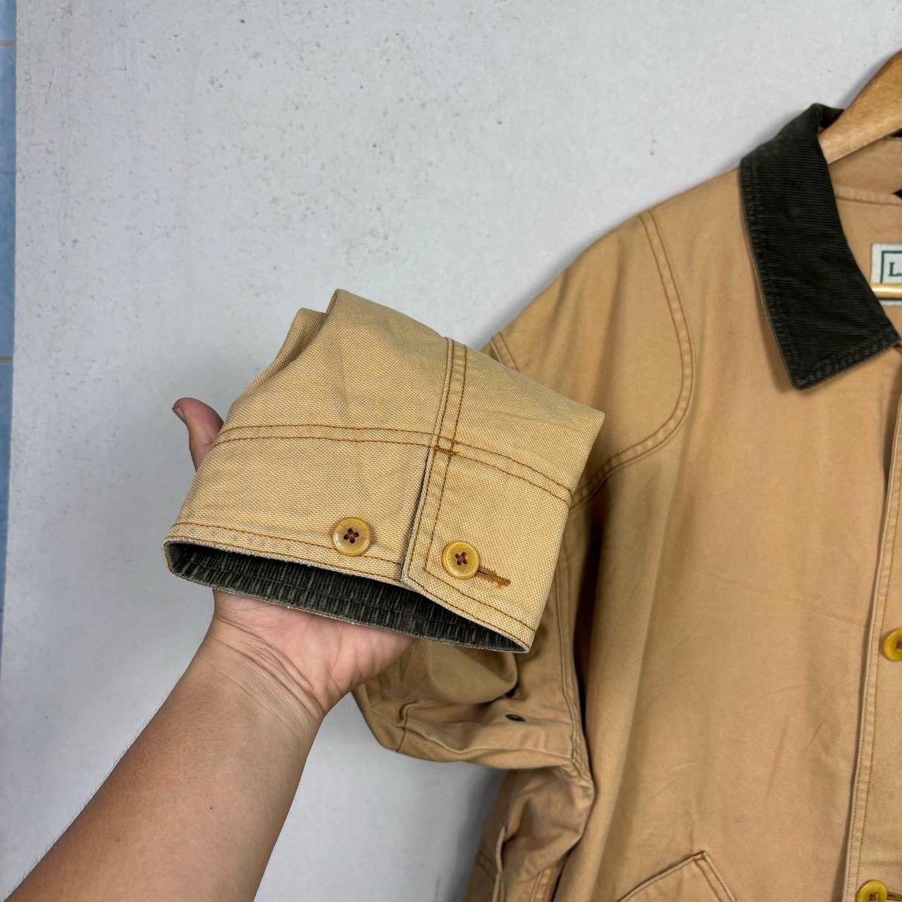 L.L. Bean VTG 90s LL Bean Canvas Barn Chore Jacket Brown Field Jacket Size US XL / EU 56 / 4 - 9 Thumbnail