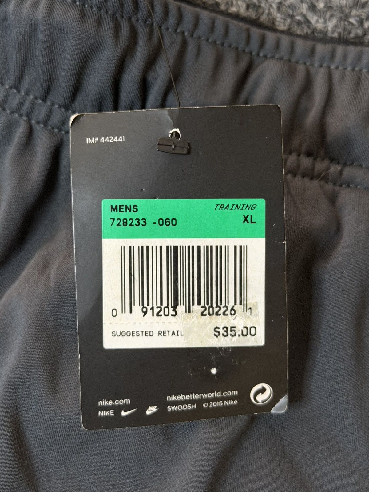 Nike NIKE DRI FIT MENS TRAINING GYM ATHLETIC XL SHORTS STANDARD Size US 36 / EU 52 - 3 Thumbnail