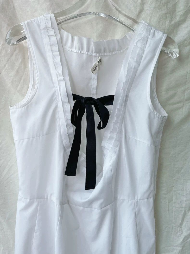 Comme des Garcons Comme Des Garcons Black bow-tie waistcoat with pinched U n Size M / US 6-8 / IT 42-44 - 9 Thumbnail