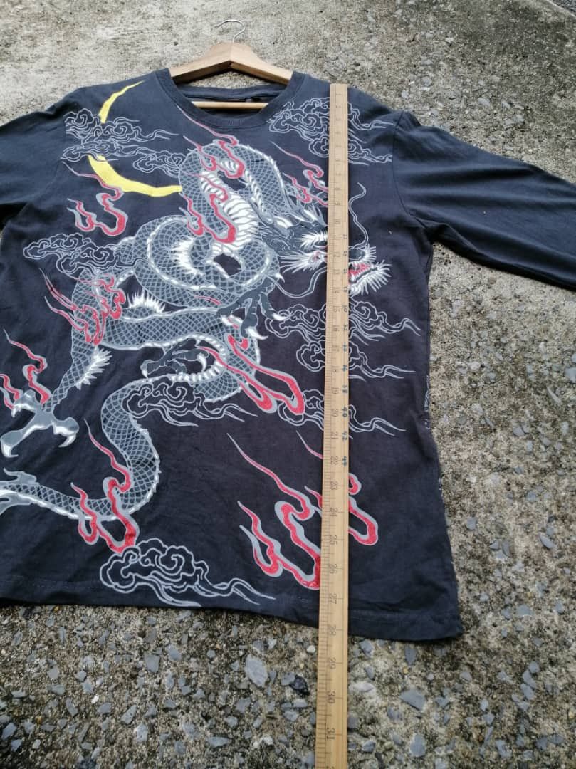 Bullet Noise Bullet Noise Dragon And Tiger Sukajan Style Tee Size US M / EU 48-50 / 2 - 6 Thumbnail