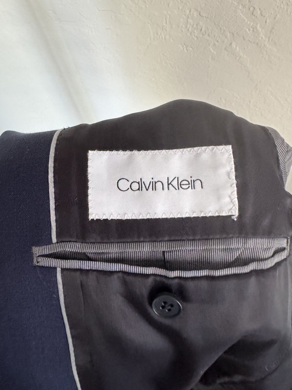 Calvin Klein Navy Calvin Klein Jacket Size 40R - 3 Thumbnail