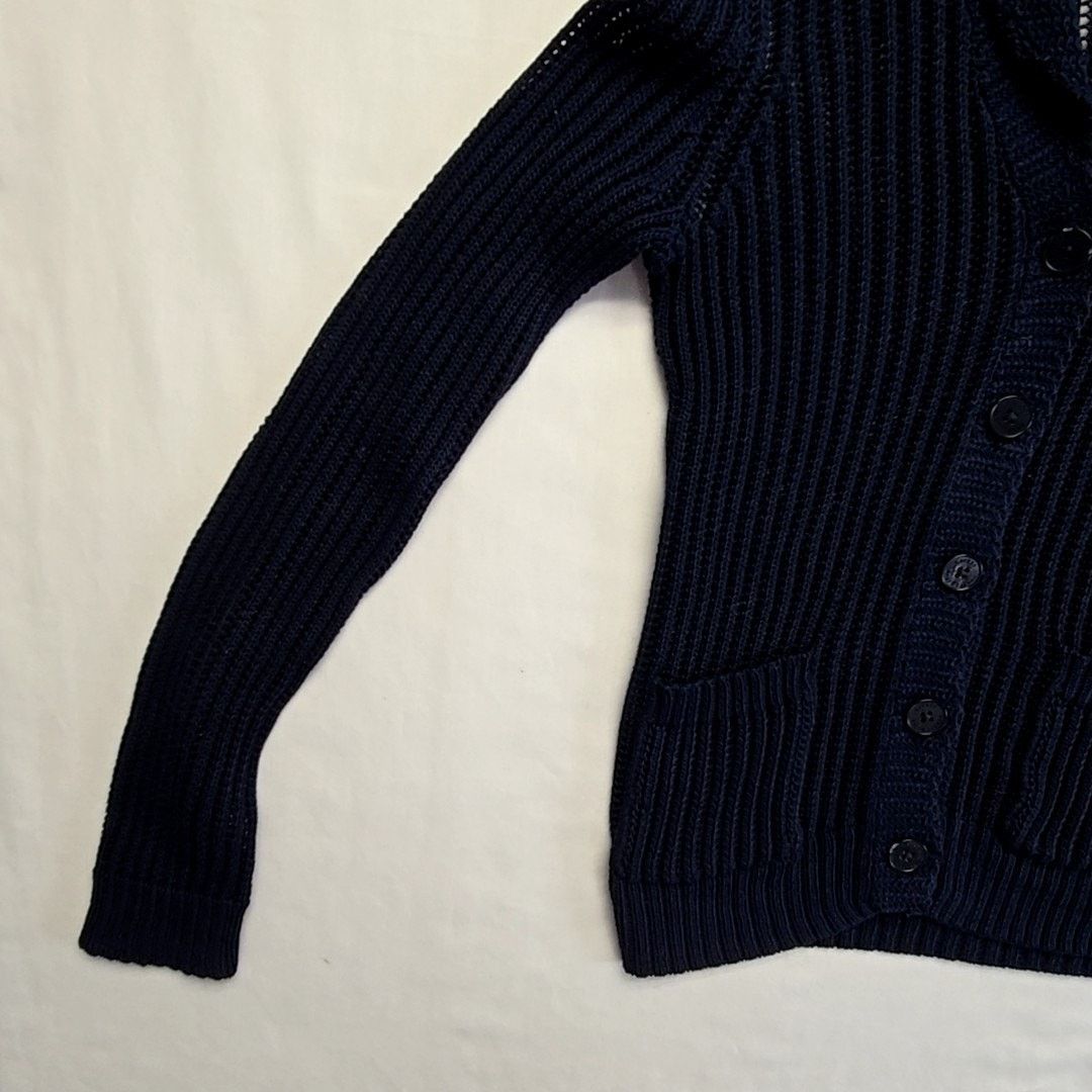 Lauren Ralph Lauren Lauren Ralph Lauren Navy Blue Knit Cardigan Sweater Small Size S / US 4 / IT 40 - 3 Thumbnail