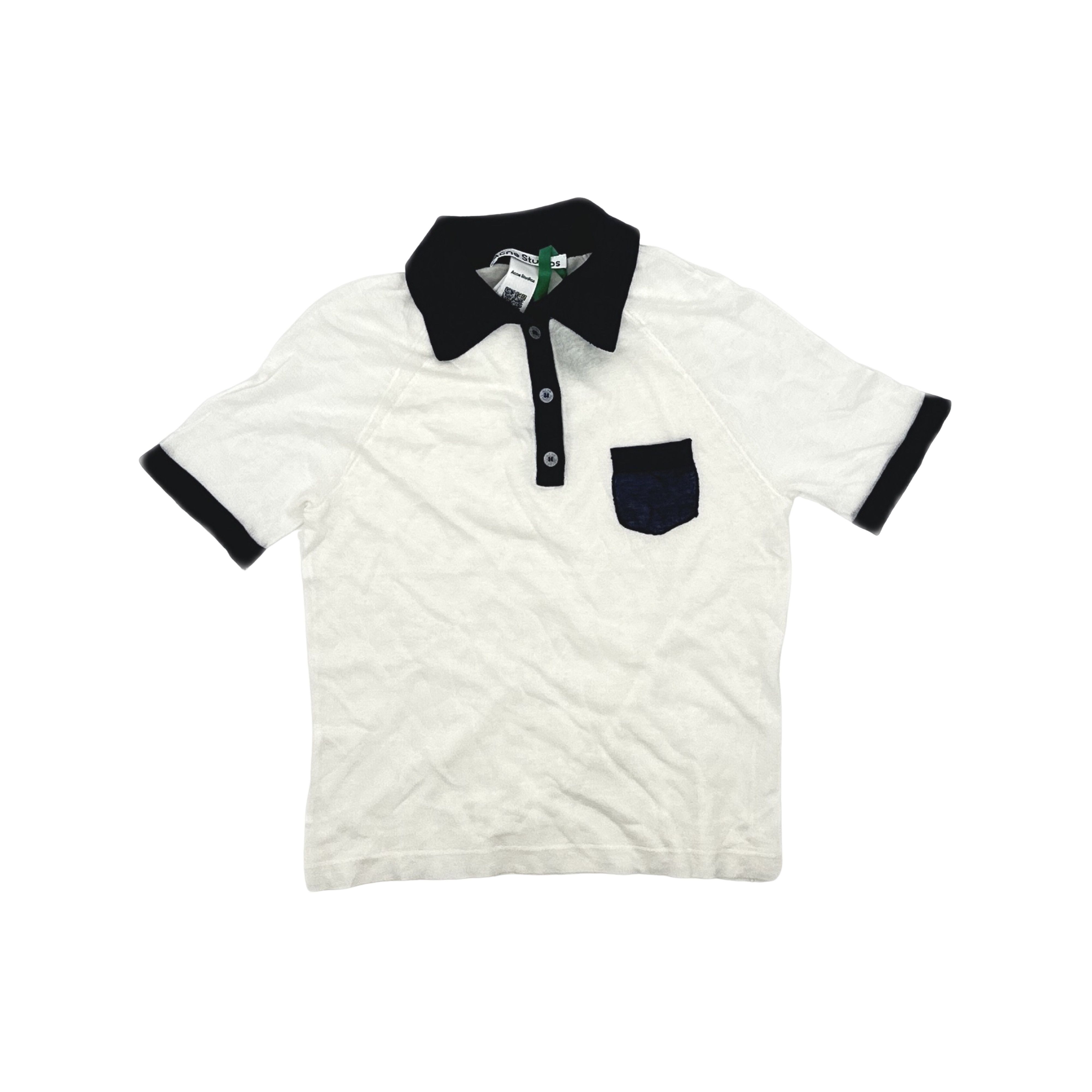 Acne Studios Acne Studios Contrast Knit Polo S Size S / US 4 / IT 40 - 1 Thumbnail
