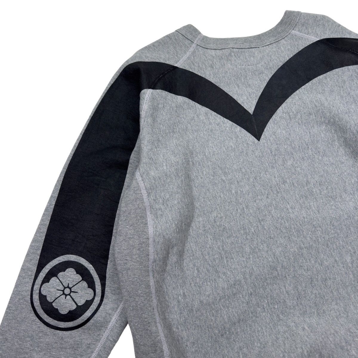 Evisu × Vintage 1990s Evisu Big Logo Blackout Tattoo Sweatshirt Size US M / EU 48-50 / 2 - 3 Thumbnail
