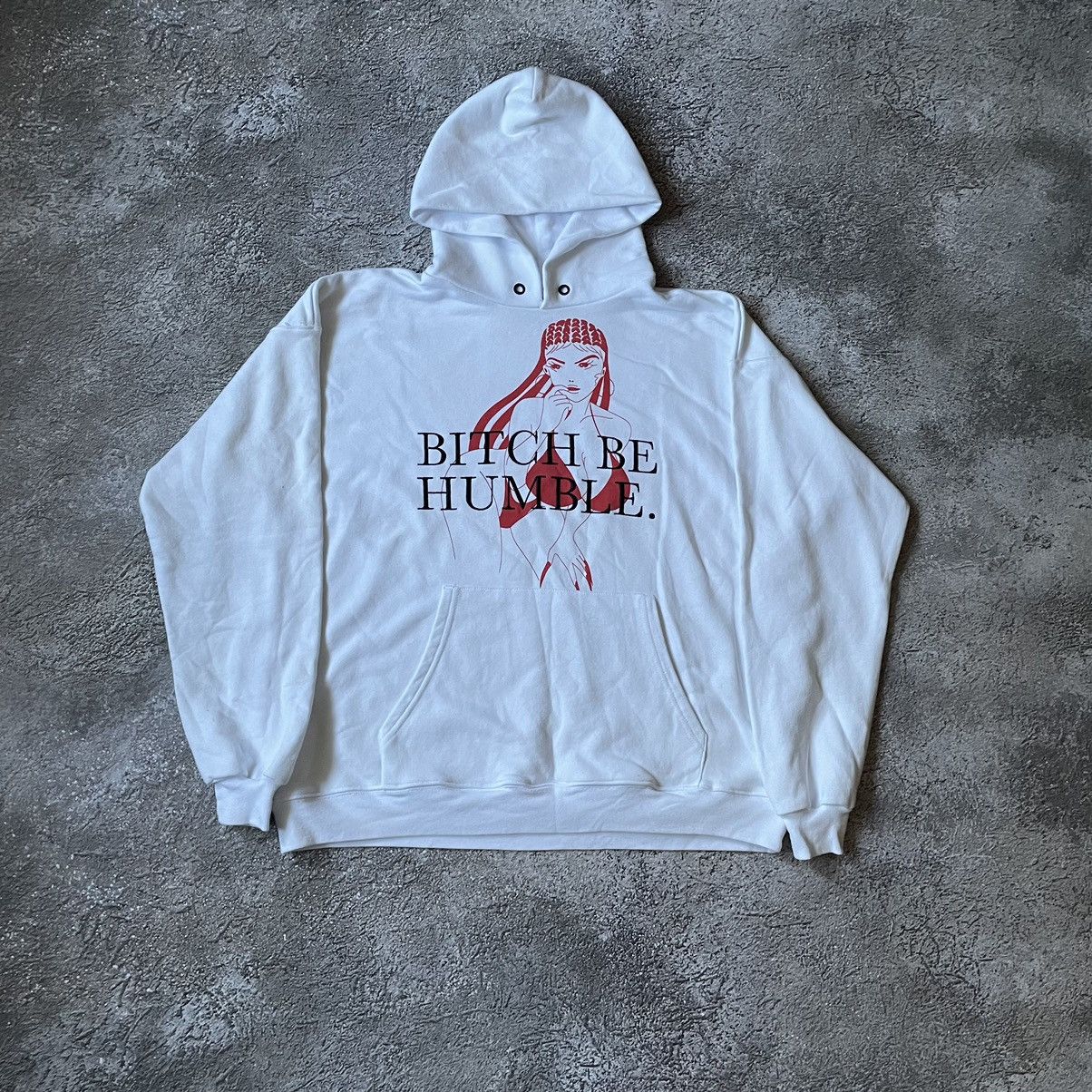 Vintage Vintage Y2K Graphic Hoodie Cream Oversized Streetwear Drip M Size US M / EU 48-50 / 2 - 2 Thumbnail