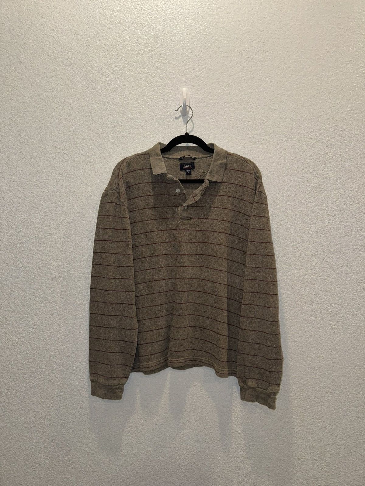 Bass Vintage Bass Long Sleeve Polo Size US M / EU 48-50 / 2 - 1 Thumbnail
