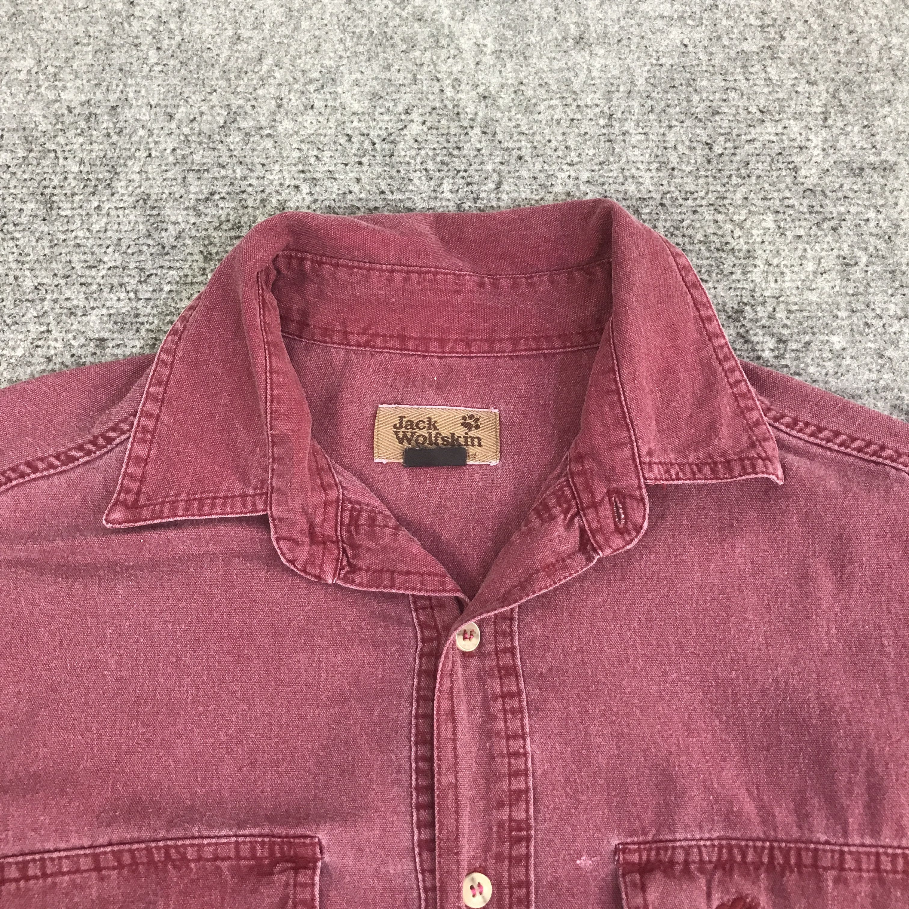 Jack Wolfskin vtg jack wolfskin button up shirt K117B16 Size US L / EU 52-54 / 3 - 7 Thumbnail