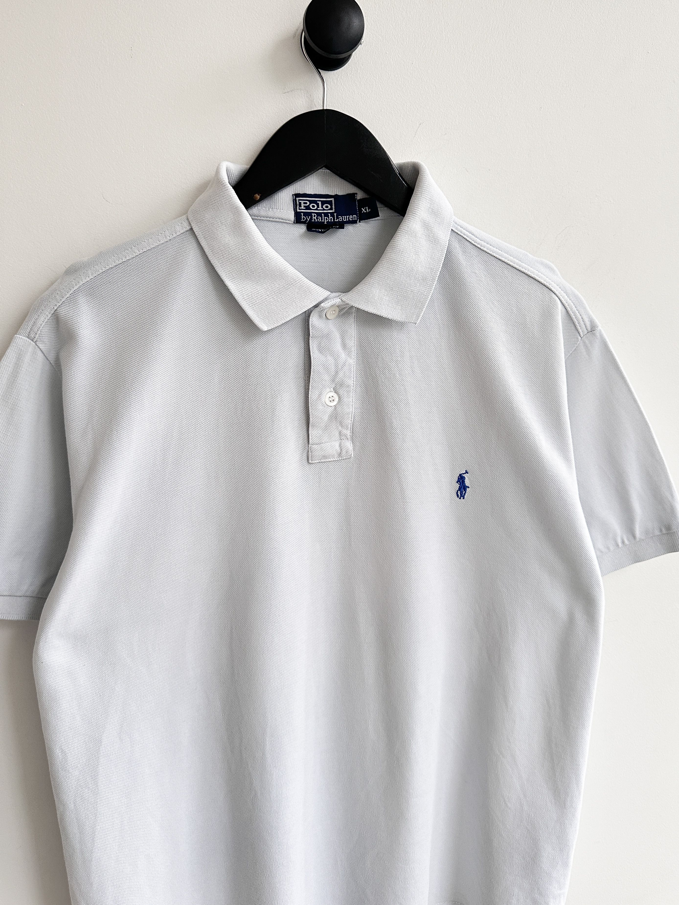 Polo Ralph Lauren × Vintage Ralph Lauren White Polo Shirt Size L / US 10 / IT 46 - 2 Thumbnail